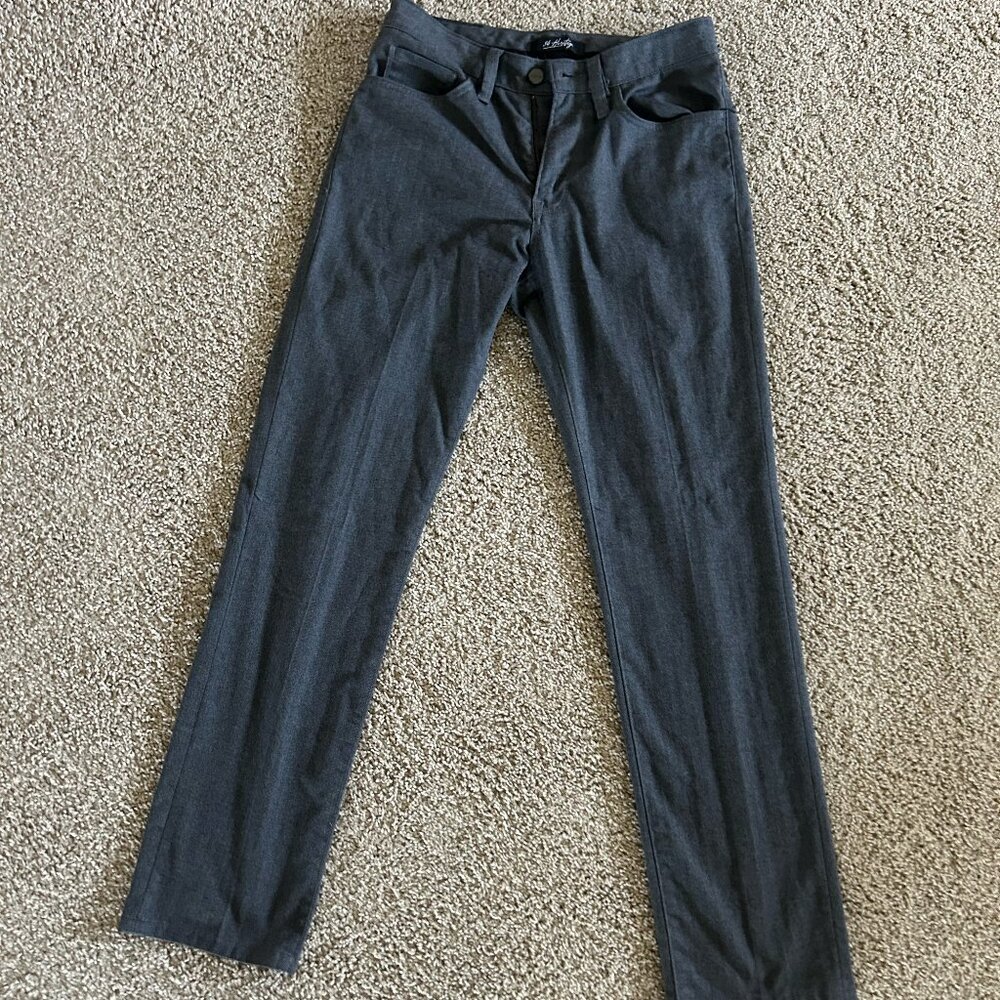 32x34, 34 Heritage slacks in grey.